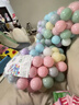 BG-BABYGO海洋球池室内围栏波波球弹力婴儿童玩具彩色球加厚安全无味 【色彩启蒙】七彩冰淇淋-50个装/7cm 实拍图