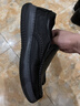 VOLO犀牛男鞋商务休闲皮鞋男士一脚蹬套脚鞋子厚底 黑色 41 实拍图