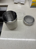 CLITON不锈钢撒粉器花式咖啡可可粉撒粉罐咖啡拉花模具糖粉盐罐粉筒白色 实拍图