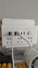 苏士赫尔摩 一转六插座 6位4U2C 18W快充 墙面直插 手机支架 桌面省空间 家用总控 插排 实拍图