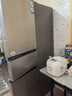 海尔「真省电」217L三门家用小户型冰箱抗菌净味一级能效风冷无霜星辉银BCD-217WGHC3E9S9国家补贴 实拍图