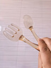 COOKSS勺子宝宝自主进食学吃饭训练勺PPSU辅食勺儿童餐具弯头勺子 实拍图
