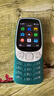 诺基亚（NOKIA）3210 4G 移动联通电信广电全网通 2.4英寸双卡双待 直板按键学生功能机备用手机 蓝色 实拍图