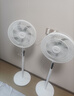 美的（Midea）【幸运草安睡1S】一级能效直流变频声控电风扇家用遥控卧室静音落地扇台式桌面抗菌大风力转页扇 实拍图