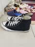 匡威（Converse）All Star夏季经典帆布男女高帮休闲运动鞋黑色101010 101010/黑色 43 实拍图