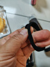 优家（UPLUS）无接缝发圈发绳头绳奶咖色40根尼龙高弹力皮筋扎头发橡皮筋皮套 实拍图