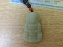 凤禧珠宝和田玉观音吊坠天然玉石项链玉佩玉坠送男士朋友生日礼物实用 实拍图