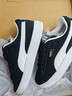 彪马（PUMA）面包鞋|经典复古休闲滑板鞋男女夏季板鞋SUEDE395205 黑色-白-02 40.5 实拍图