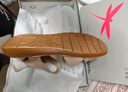 红蜻蜓妈妈凉鞋夏季软底防滑中老年凉鞋不累脚平底鞋WJK24842 杏色38 实拍图