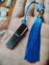 朗科（Netac）64GB USB3.2 Gen1 U盘 U327 全金属高速迷你镂空设计闪存盘 创意中国风 珍珠镍色 实拍图