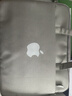 长泽苹果MacBook Air M2/M1电脑包13.6英寸笔记本Pro16/14手防水提包 中性灰-白苹果 升级气垫711 14寸 实拍图