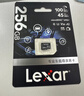 雷克沙（Lexar）256GB TF（MicroSD）存储卡 C10 U3 行车记录仪内存卡 监控高耐卡 7x24小时全天录制 兼容多车型  实拍图