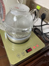 新功自动上水电热水壶玻璃保温茶台烧水壶喷淋煮茶器花茶壶电茶壶W34 1L W13(24*20)香槟色 实拍图
