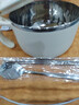 美厨（MAXCOOK）316L不锈钢泡面碗 学生饭盒餐杯泡面杯1200ML 配筷勺 白MCWA9683 实拍图