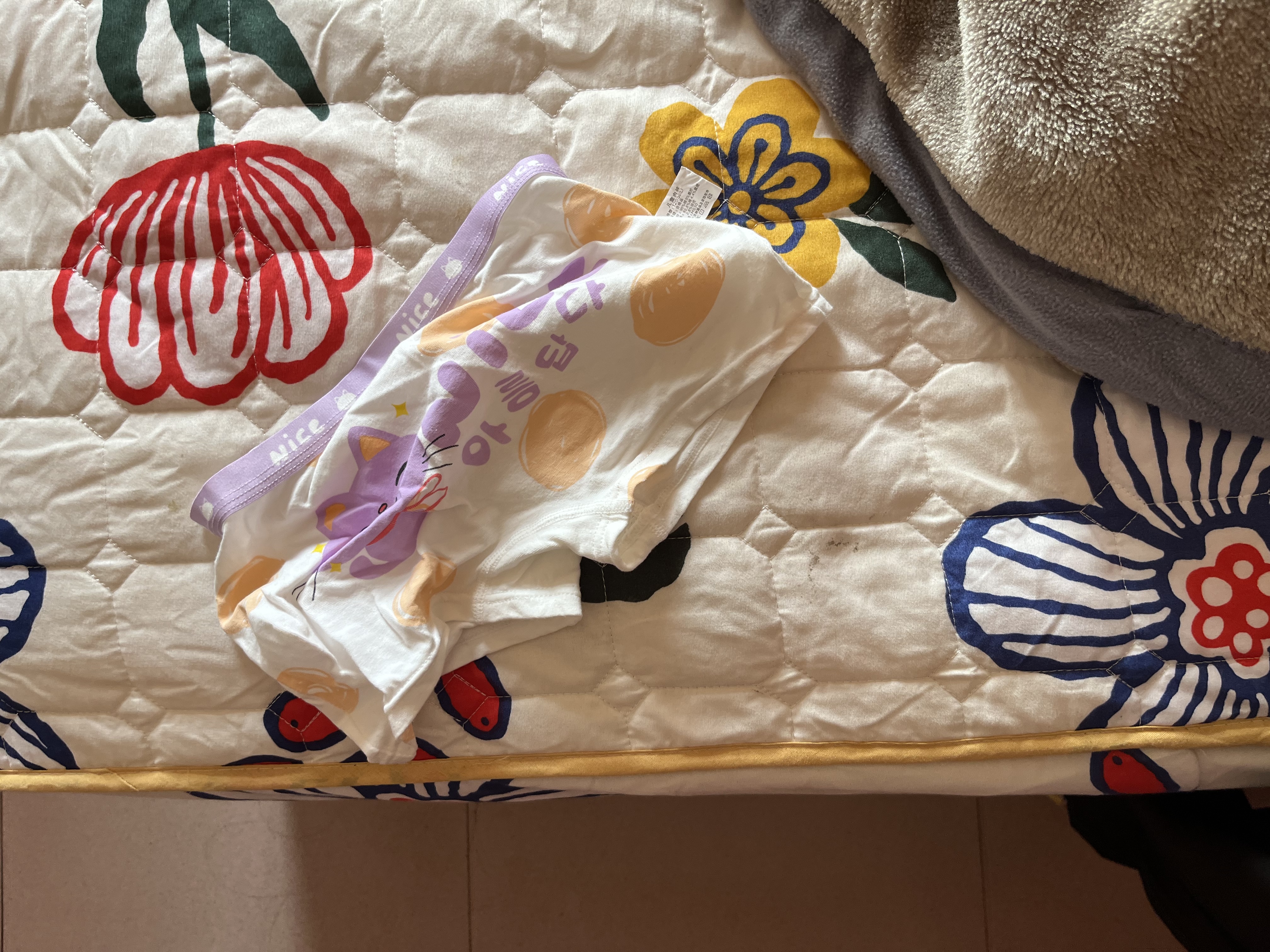 浪莎（LangSha）儿童内裤女童内裤中大童5A抑菌内裤宝宝青少年平角短裤6条 110 实拍图