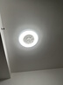 美的（Midea）吊扇灯风扇灯一体36瓦餐厅客厅卧室led吊灯遥控三色摇头扇熟睡风 实拍图