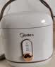 美的（Midea）电饭煲小型1-2-3人小容量1.2L迷你家用电饭锅白玉晶釜上盖可拆微压宿舍智能多功能锅JA122礼品团购 实拍图
