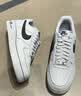 耐克NIKE男子休闲板鞋空军一号 AIR FORCE 1运动鞋HQ2037-004黑灰42 实拍图