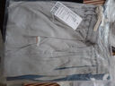 顶峰保罗（Dingfengbaoluo）休闲裤子男高街抽绳束脚秋季宽松潮牌工装裤大码HM9072灰色4XL 实拍图