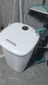 美的（Midea）4公斤半自动洗鞋机家用宿舍仿生手洗 360°全方位清洁尼龙软刷解放双手迷你洗鞋机MX-XXGW02PRO 实拍图