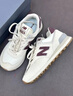 NEW BALANCE NB574官方休闲鞋女鞋复古舒适夏季透气网面礼物轻便百搭运动鞋 米白色 WL574RCF 39 (脚长25cm)尺码详询客服 实拍图