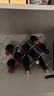 颐馨 桌面红酒架摆件红酒展示架酒柜酒瓶置物架铁艺菱形格子红酒架子 菱形金属电镀酒架(10瓶装)(不含红酒) 实拍图