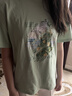 真维斯（Jeanswest）薄荷绿纯棉短袖t恤女士2026新款夏季潮流大码女装半袖宽松上衣服 实拍图