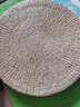 昊烨日式四季草藤编加厚蒲团飘窗榻榻米透气禅修打坐冥想地上坐垫屁股 蒲草原色(高10CM) 直径80cm【打坐专用加大款】 实拍图