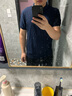 街头定艺POLO衫男短袖翻领内搭潮流夏季男士有领上衣潮牌商务保罗体恤半袖上衣服 藏蓝色 XL 实拍图