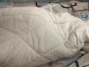 水星家纺被子春秋被秋冬被子被芯抗菌纤维被褥约3.1斤150*210cm白 实拍图