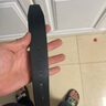 莎拉.帕加诺无头520条男真皮不带头针扣头层牛皮男士腰带软真皮不含扣头520 黑色3.7cm宽 125cm长 实拍图