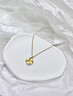 中国黄金（CHINA GOLD）黄金四叶草项链女款足金幸运草吊坠锁骨情人节生日礼物送女友老婆 【京速达】四叶草吊坠【赠银镀金链】约0.75g 实拍图