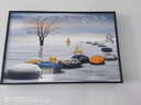 柳莺花燕免打孔电表箱装饰画现代简约客厅餐厅挂画电闸箱配电箱遮挡壁画 石来运转 60X40遮挡50X30表箱 上掀款 实拍图