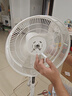 美的（Midea）【幸运草安睡1S】一级能效直流变频声控电风扇家用遥控卧室静音落地扇台式桌面抗菌大风力转页扇 实拍图