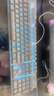 MageGee 机械风暴套装 真机械键盘鼠标套装 机械键鼠套装 背光游戏台式电脑笔记本键鼠套装 白色蓝光 青轴 实拍图