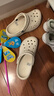 卡骆驰（CROCS）贝雅云彩女士洞洞鞋休闲鞋|208186 冬日白-11S   36 /37(230mm) 实拍图