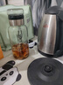 【送杯套】大容量加厚玻璃杯子便携杯茶水分离带杯套泡茶水杯 透明 1000ml吨吨桶 1只装 实拍图