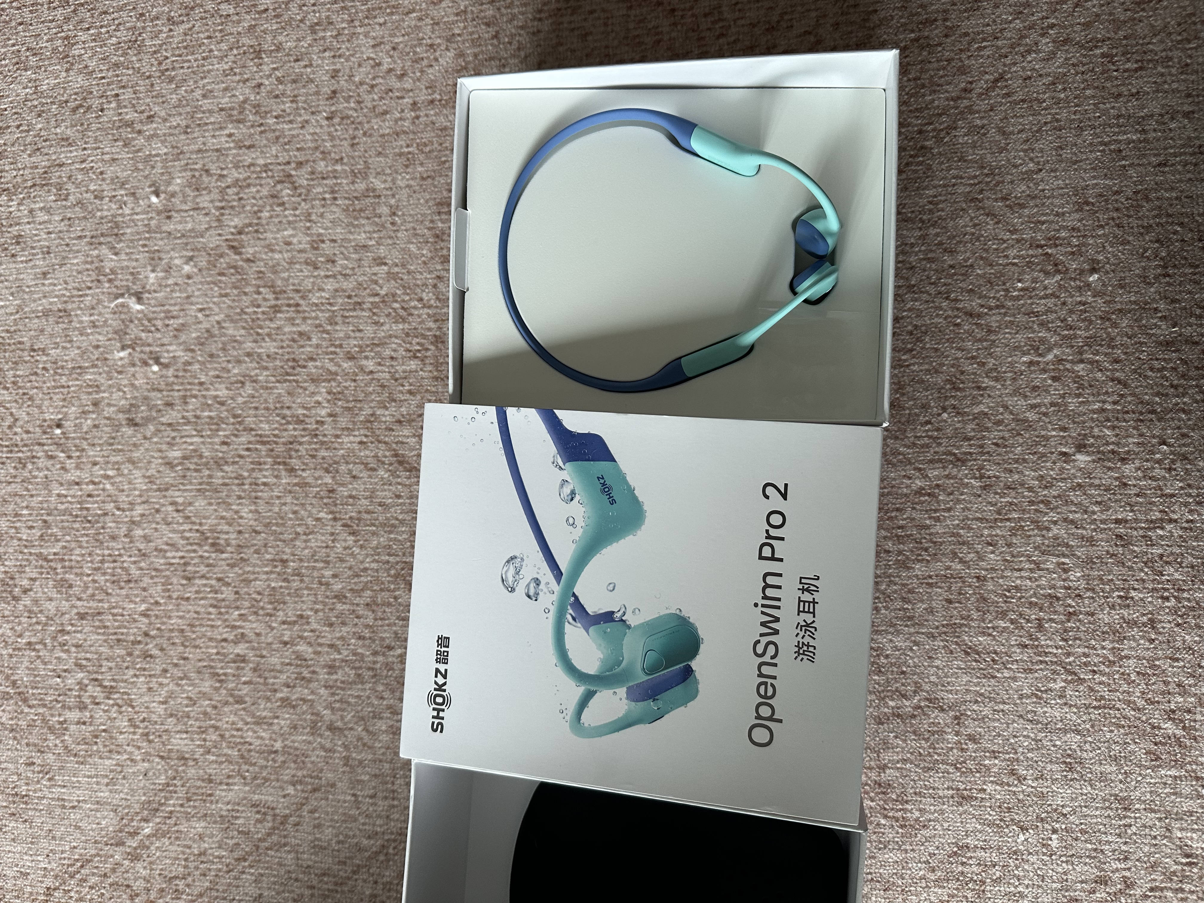 韶音（SHOKZ）【新品赠E卡+音乐会员】OpenSwim Pro2骨传导耳机蓝牙运动带内存开放式无线游泳跑步不入耳S720 琉璃海【京仓速发】OpenSwimPro2 加赠E卡+音乐会员 实拍图