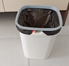 五月花压圈垃圾桶客厅家用网红2026新款15L厨房卫生间办公室垃圾桶 实拍图