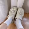 卡骆驰（CROCS）白鹿同款经典云朵洞洞鞋时尚百搭女鞋花园鞋沙滩鞋|206750 骨白色-2Y2(含智必星) 40 (260mm) 尺码偏小，建议选大一码 实拍图
