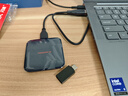 闪迪（SanDisk）ELE 1TB 移动固态硬盘（PSSD）新元素 type-c接口 小巧便携手机直连笔记本电脑两用外接 办公存储 实拍图