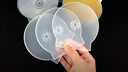 铼德（RITEK）圆形光盘盒 刻录碟片收纳盒 透明塑料光盘袋 光盘套cd dvd光碟收纳盒子 50个/盒 实拍图