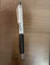 uni三菱【热门商品】 uni-ball UMN-138S按动黑色中性笔0.38mm黑笔签字笔学生专用水性笔黑波点杆 1支 实拍图