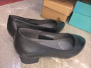 强人女鞋4CM中跟工作单鞋尖头通勤皮鞋面试高跟鞋 JDLA170002 黑色 36 实拍图