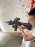 活石玩具枪8-12岁M416水发软弹突击步枪电自动连发高射速男孩生日礼物 M4A1尼龙【七彩喷火珠+喷雾+红外+倍镜+全息+侧瞄】 三角洲玩具高速发射器毕业礼物2026火的玩具6-14-18 实拍图