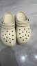 卡骆驰（CROCS）Classic Platform Clog 云朵沙滩时尚休闲洞洞鞋4cm女款骨白色 实拍图