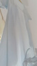 舒贝怡2件装婴儿衣服夏季薄款新生儿连体衣短袖哈衣儿童爬服蓝色80CM 实拍图