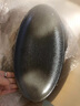 丝贝美瓷 大号日式创意磨砂黑色陶瓷餐具椭圆鱼碟装鱼蒸鱼盘菜盘鱼盘子家用 12英寸长条鱼盘 实拍图