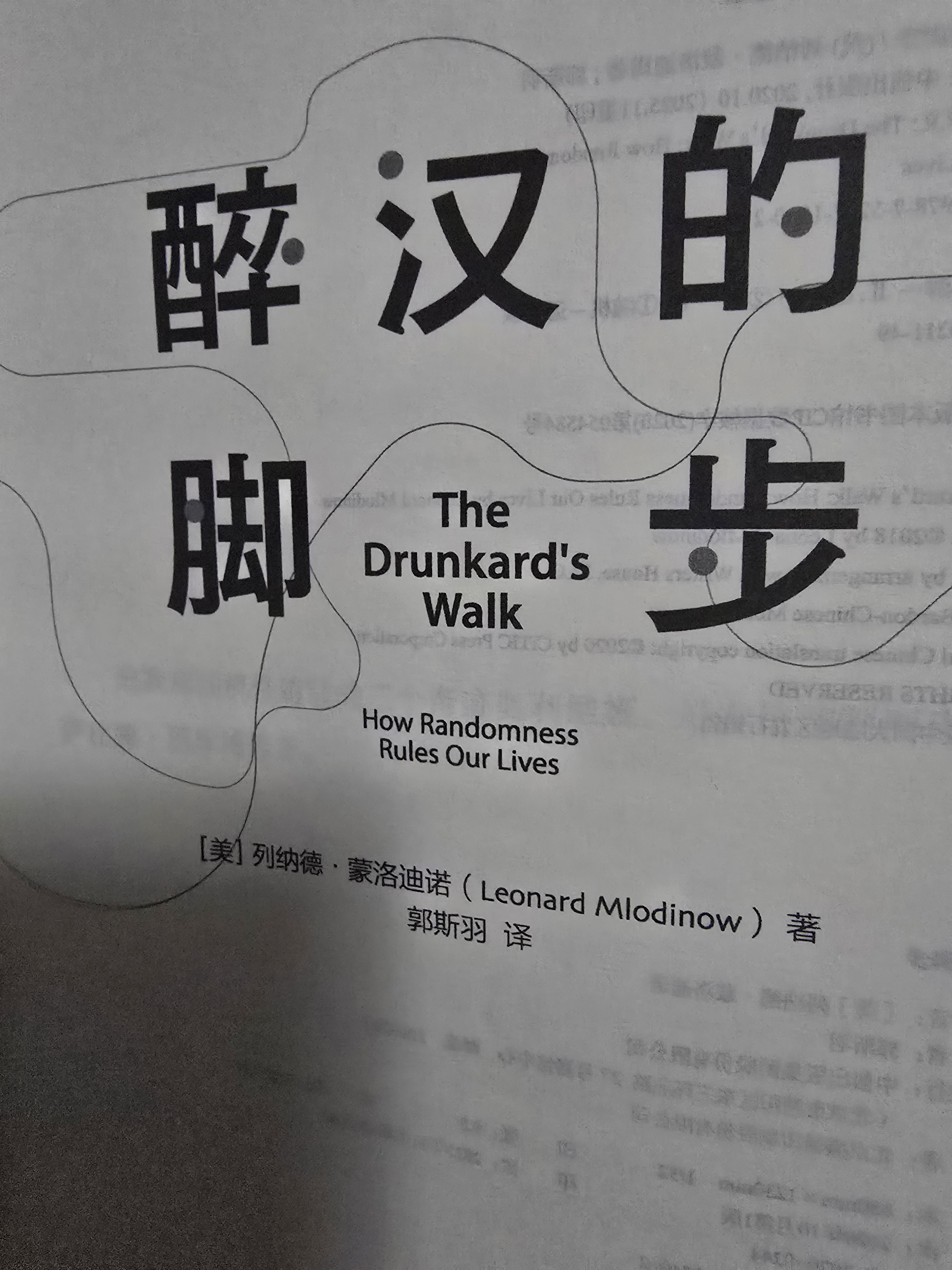 醉汉的脚步 随机如何主宰我们的生活 中信出版社 实拍图
