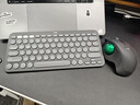 罗技（Logitech）时尚系列K390无线蓝牙键盘 超薄便携 K380升级版 黑色 79键 实拍图